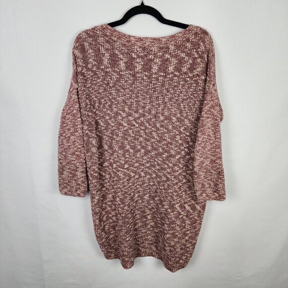 Express Knit High Low Sweater With Braid Detail S - Picture 2 of 7